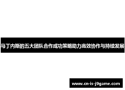 马丁内斯的五大团队合作成功策略助力高效协作与持续发展